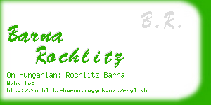 barna rochlitz business card